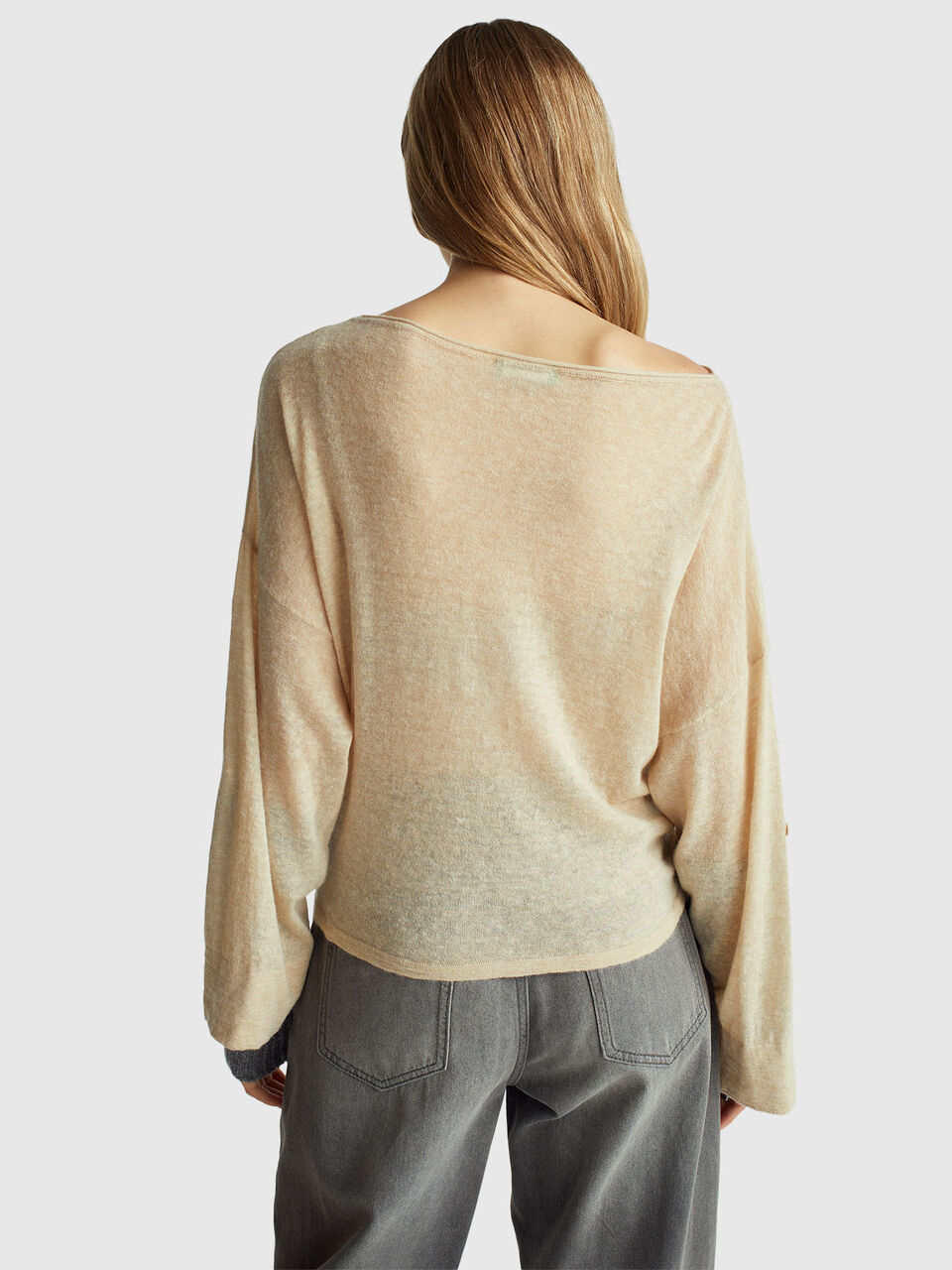 BOAT-NECK SWEAT.L/S Mujer image number null