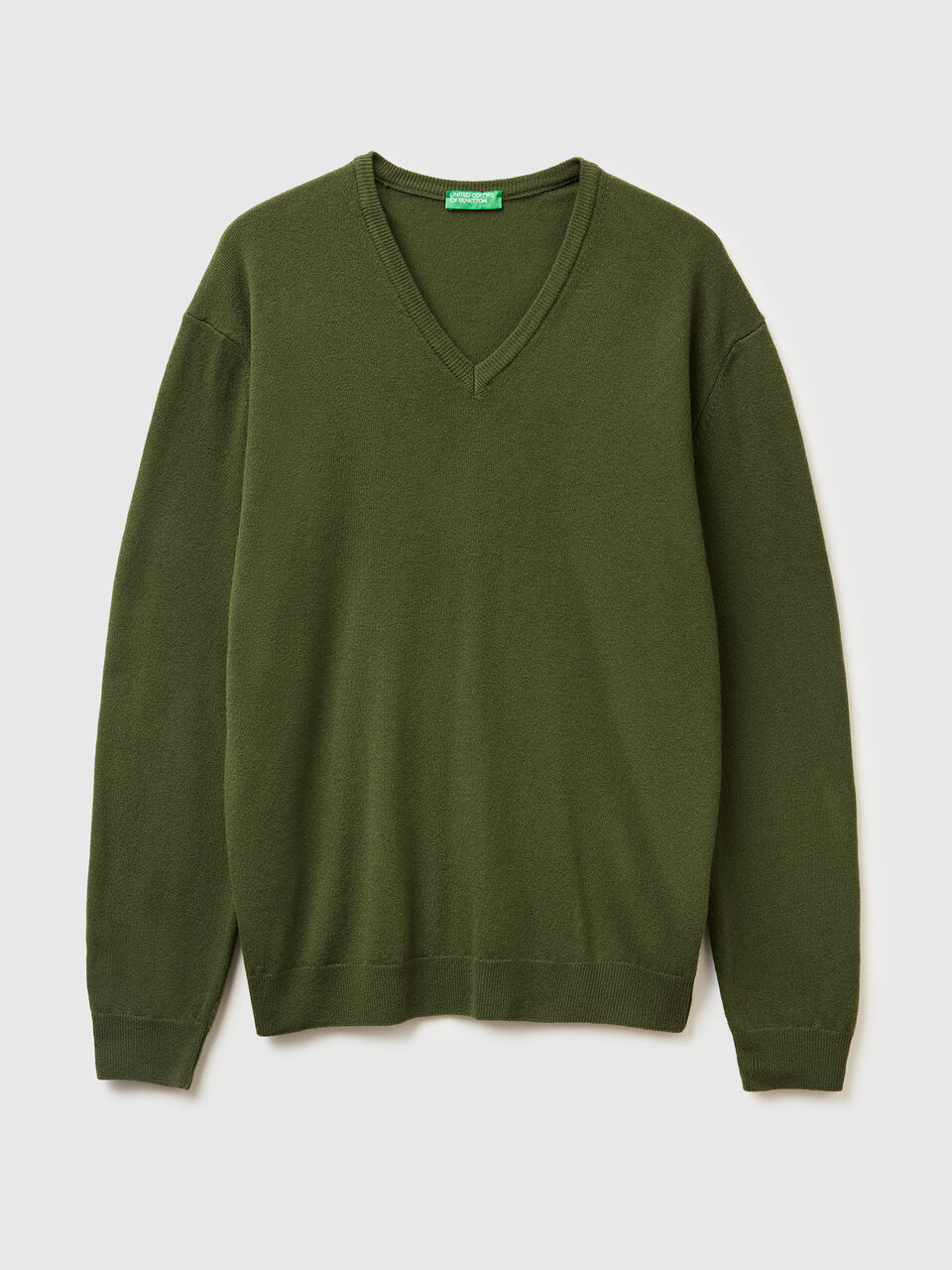 V NECK SWEATER L/S Hombre image number 1