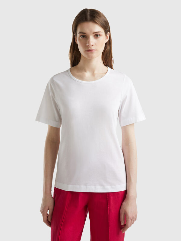 Camiseta Blanca Manga Corta para Mujer - Compra Online Camiseta Blanca  Manga Corta para Mujer en