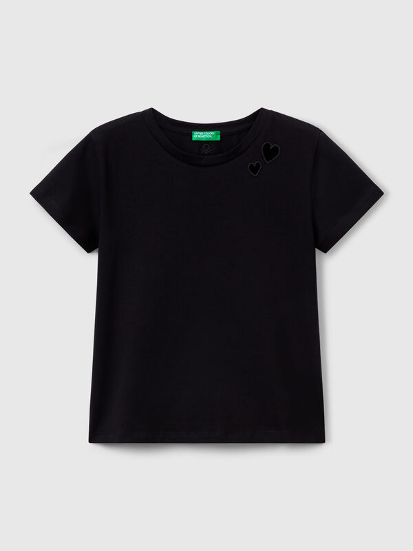 Camiseta con motivo recortado Niña