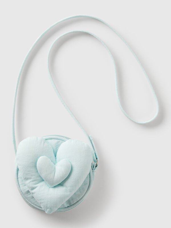 Bolso bandolera con aplique de corazón Niña