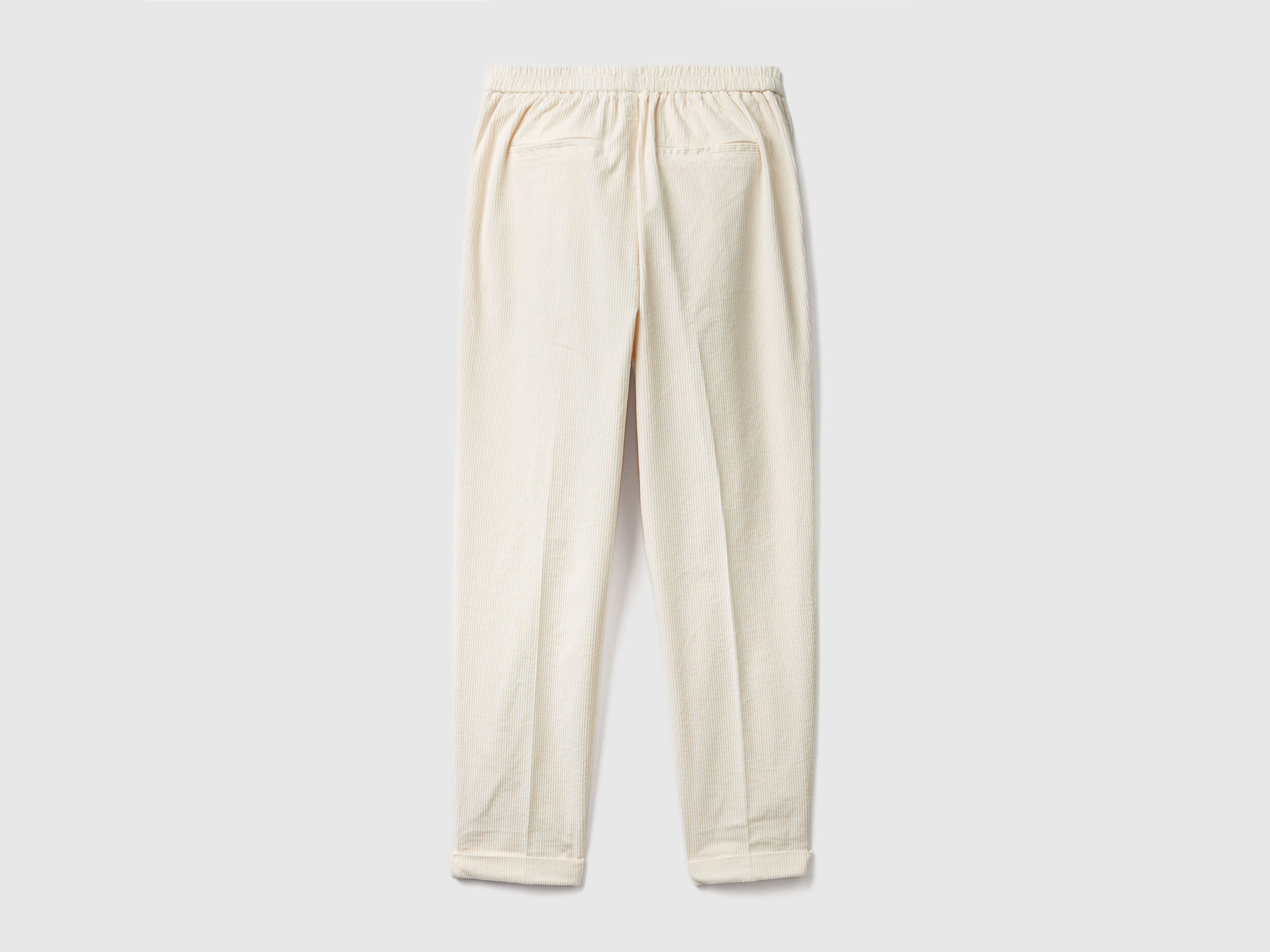 Pantalon de pana blanco online