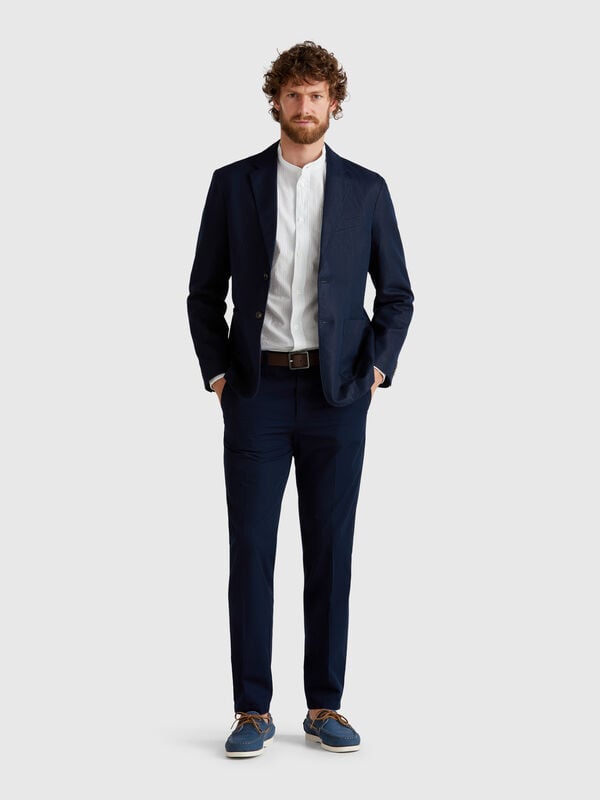 Chinos slim fit de algodón ligero Hombre