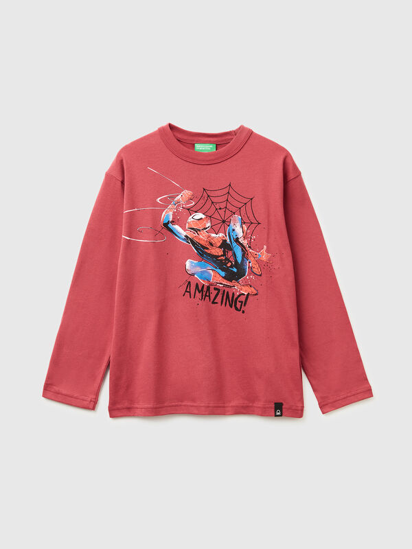 ©Camiseta con estampado de Spiderman de Marvel Niño