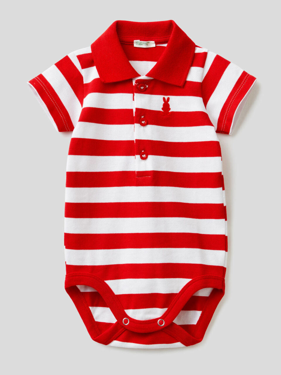 Body de estilo polo de algodón elástico image number null