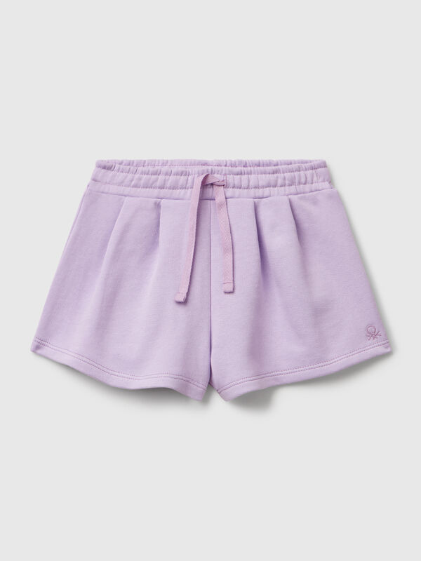 Pantalón corto de felpa de algodón Niña