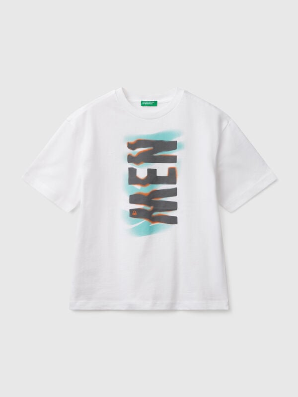 Camiseta de manga corta de algodón  Niño