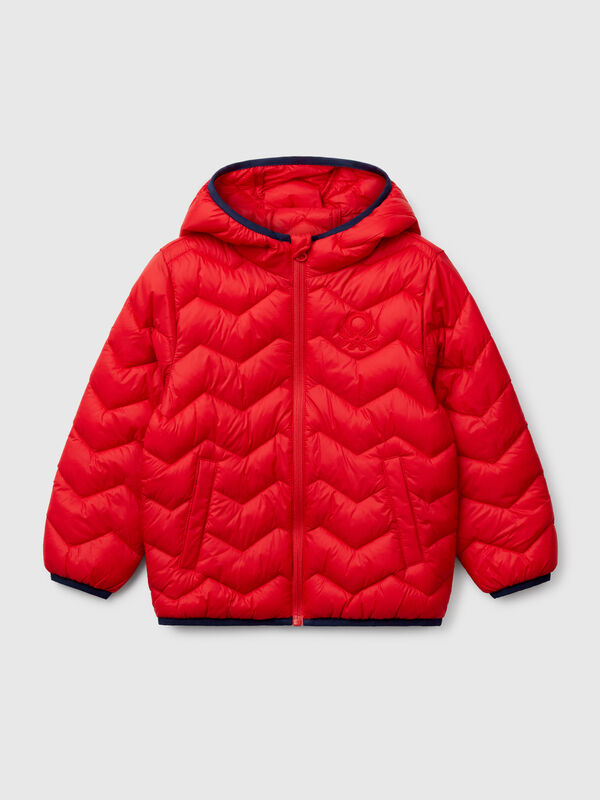 Chaqueta acolchada con capucha Niño