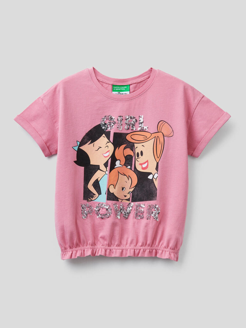 Camiseta cropped de los Picapiedra image number 1