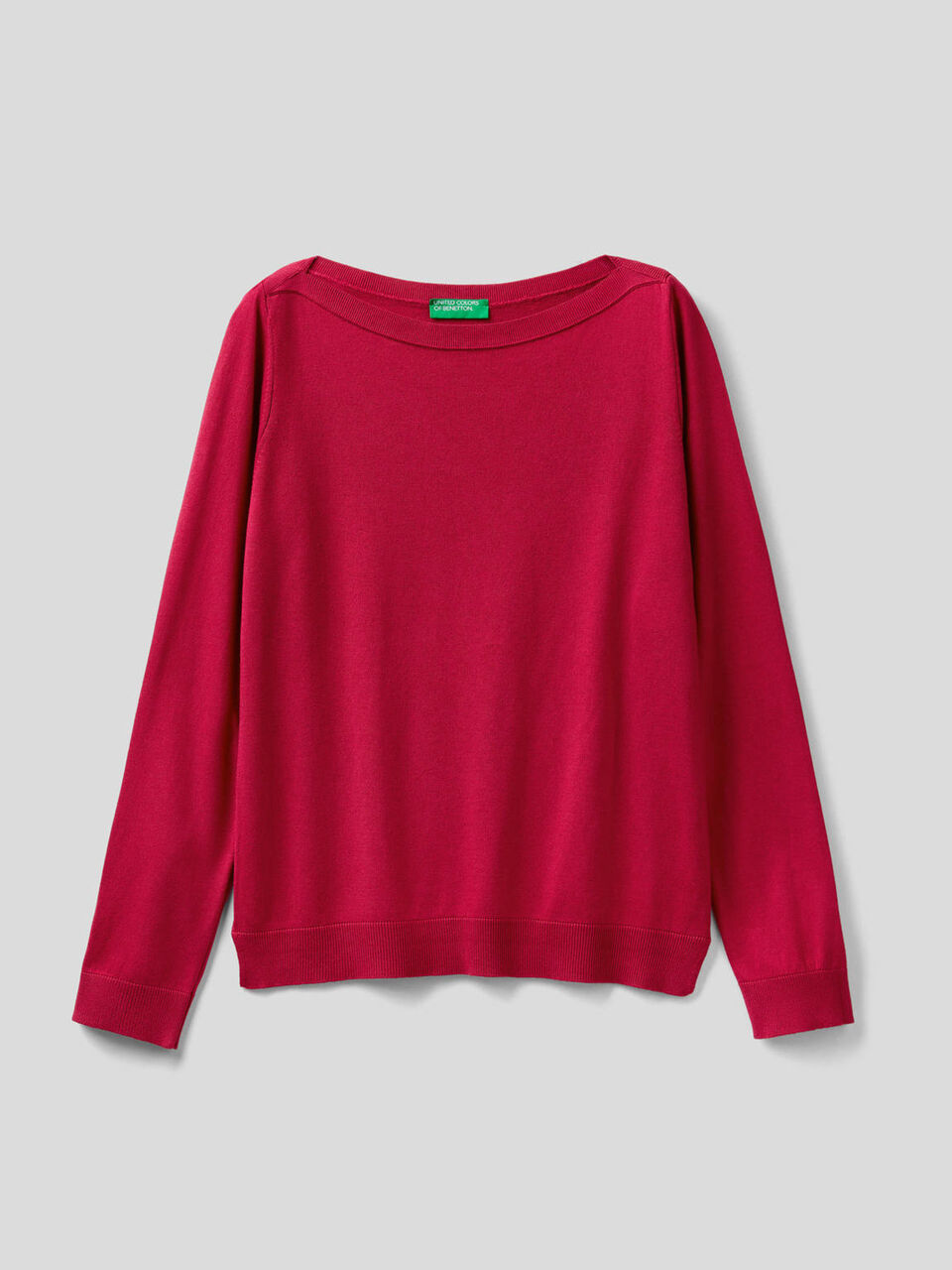 Jersey con escote barco image number 1