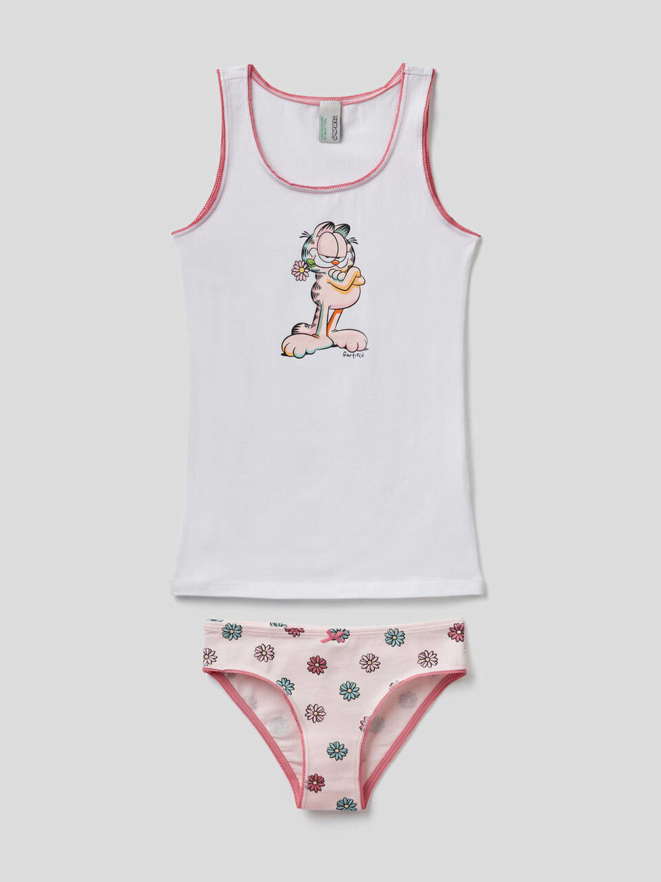 Conjunto de camiseta de tirantes y braguita de Garfield image number 1