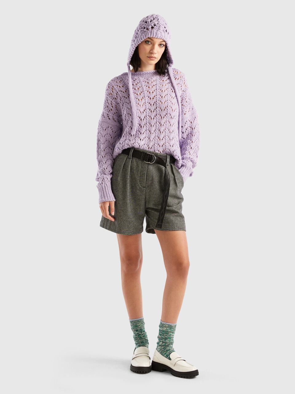 Bermudas de felpa on sale mujer