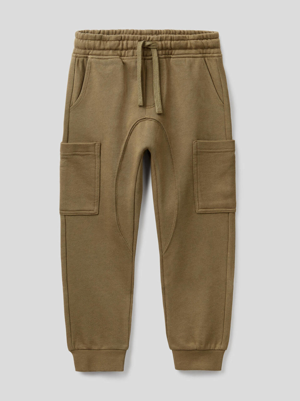 Pantalón cargo en felpa de 100 % algodón image number 1