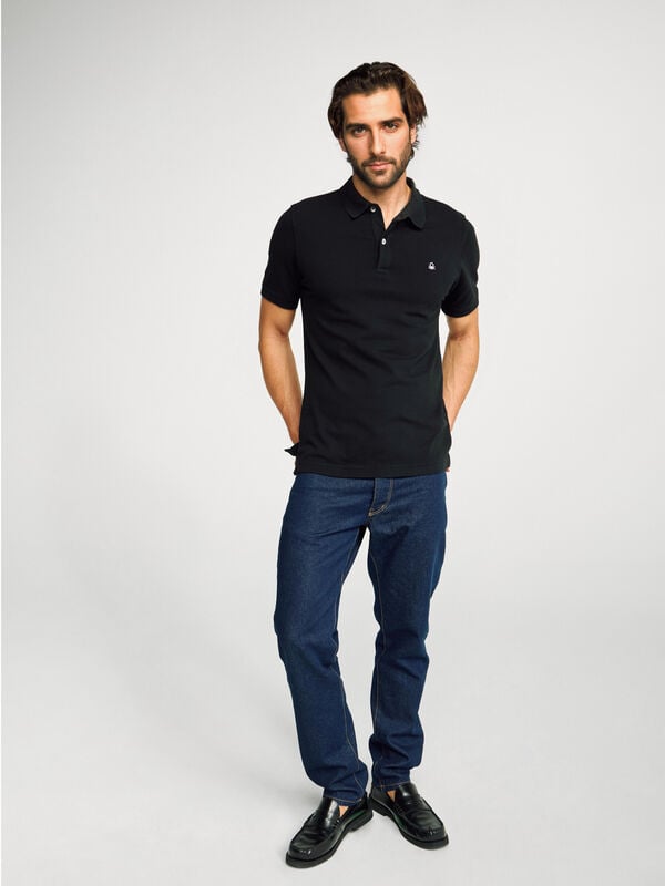Polo ajustado Hombre