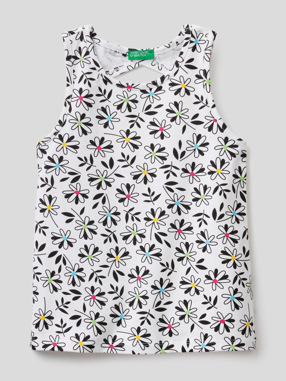 Camiseta de tirantes de algodón elástico image number 1