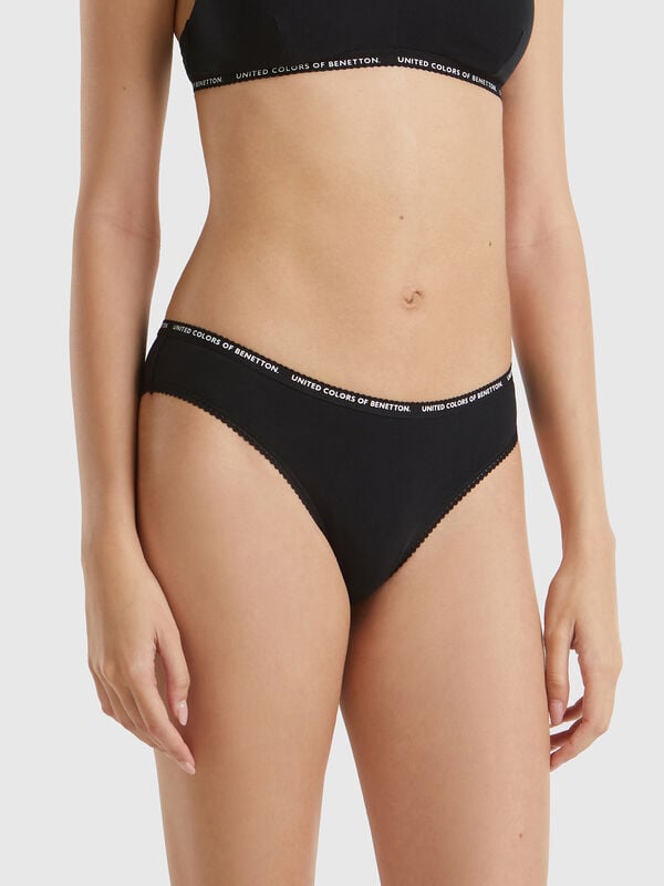 Braguita de algodón elástico Mujer