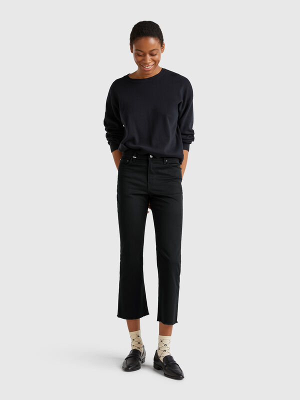 Pantalón cropped cinco bolsillos Mujer