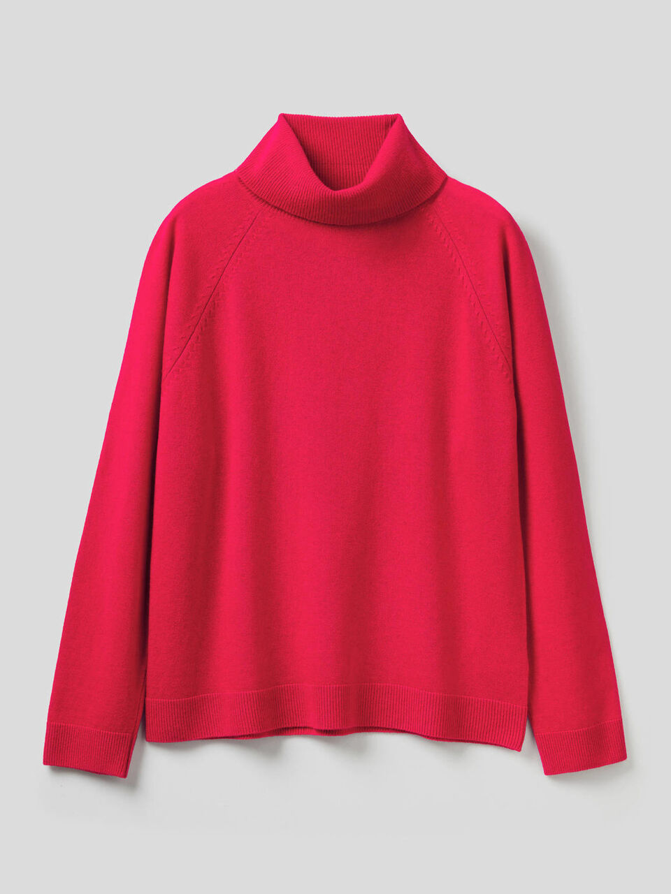Jersey de cuello alto en mezcla de lana y cachemir image number 1