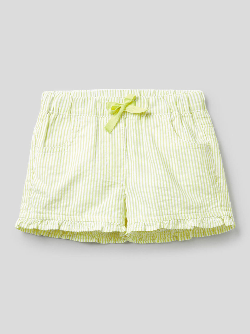 Pantalón corto estampado de 100% algodón image number 1