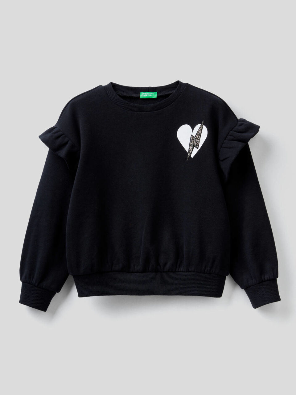 Sudadera con volantes y detalles image number 1
