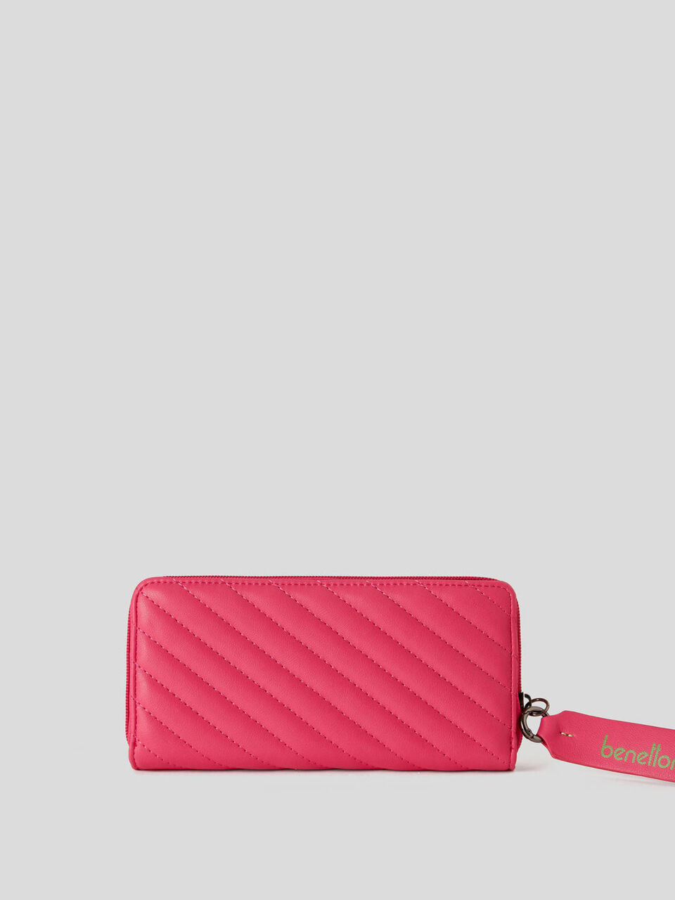 Cartera acolchada de rayas image number 1