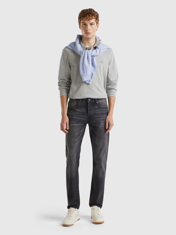 Vaqueros slim fit con cinco bolsillos Hombre