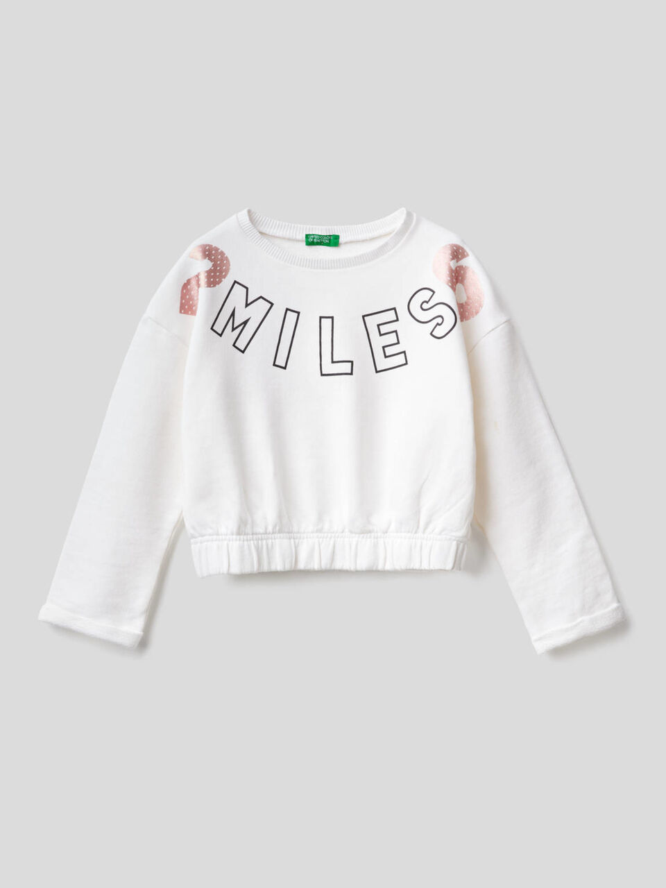 Sudadera con bajo fruncido image number 1