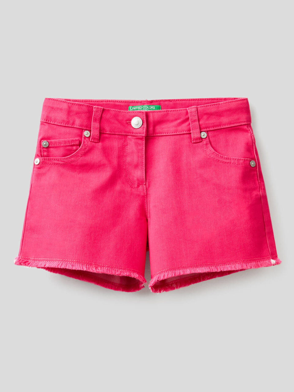 Pantalón corto de algodón elástico mixto image number 1