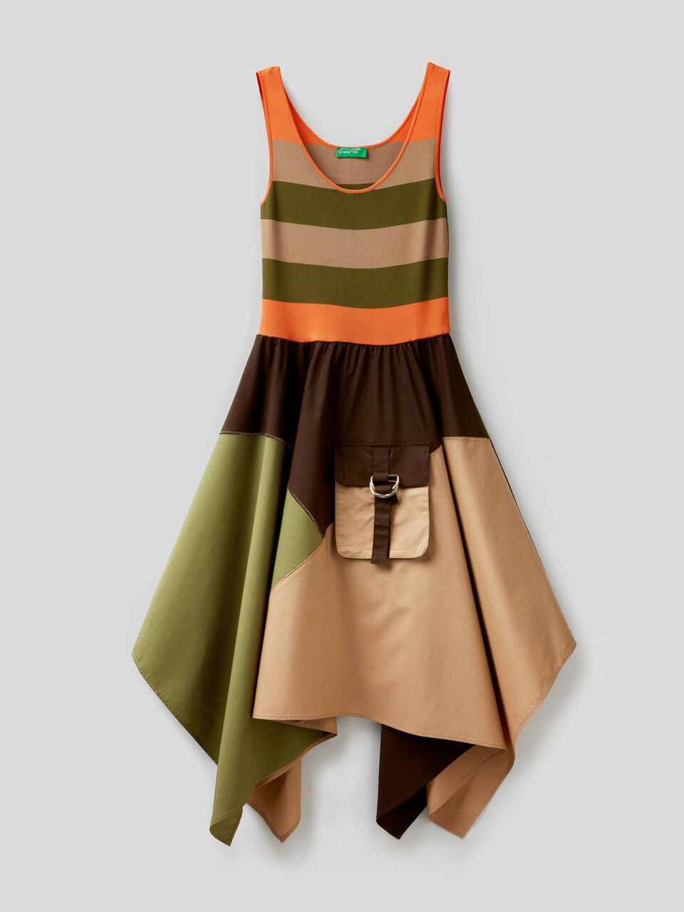 Vestido color block image number 1