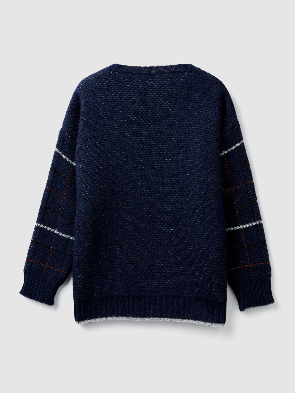 Jersey de cuadros con lentejuelas image number 2