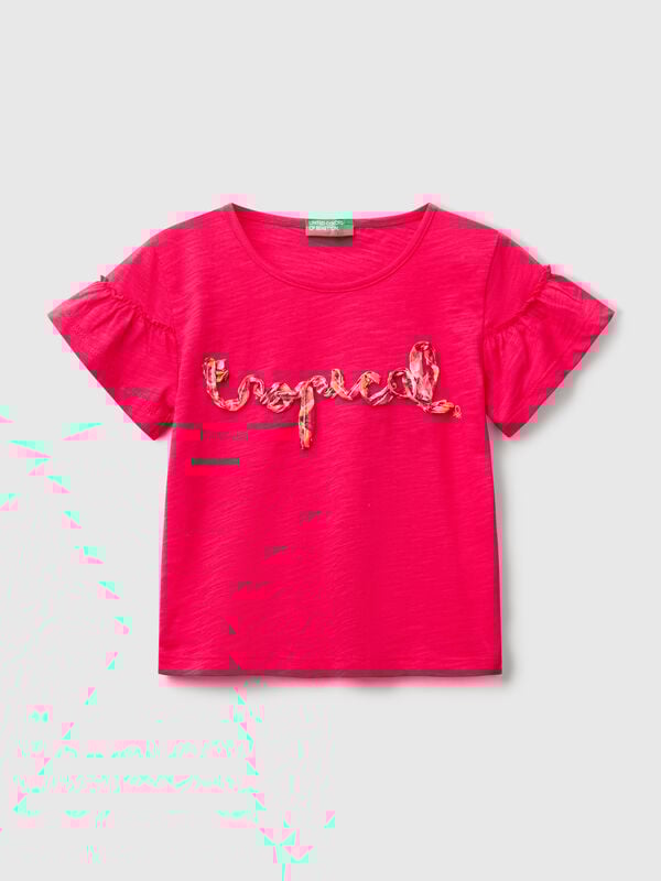 Camiseta con aplicación Niña