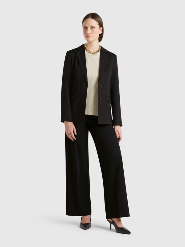 Pantalón ancho fluido Mujer