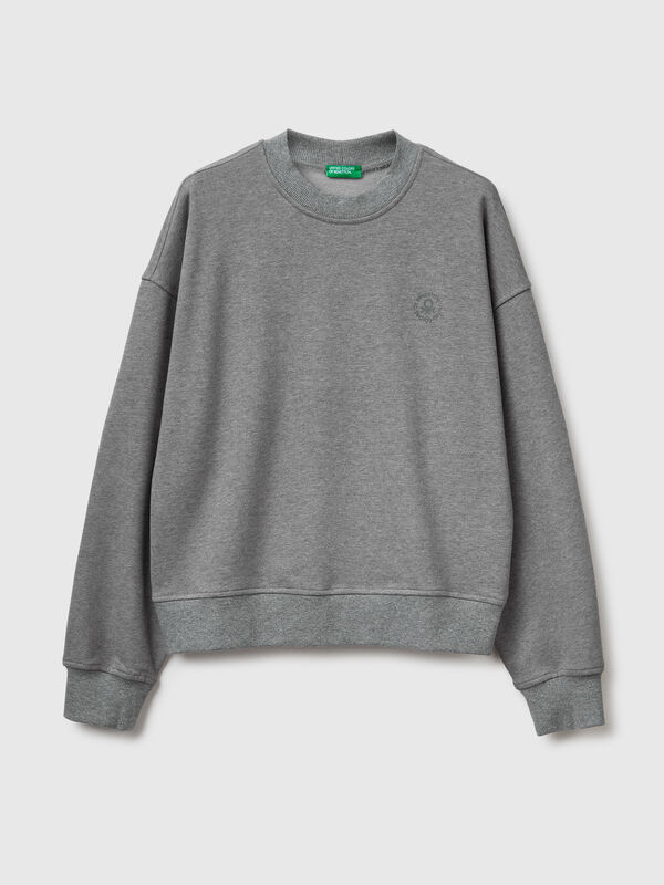 Sudadera de mezcla de algodón Mujer