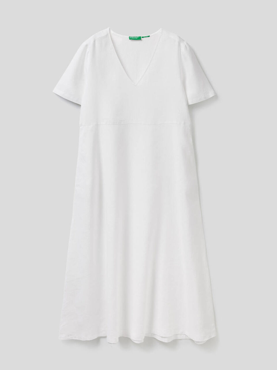 Vestido largo de 100% lino image number 1
