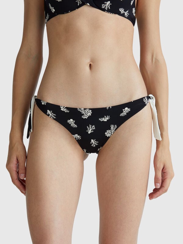 Braguita de baño con estampado coral Mujer