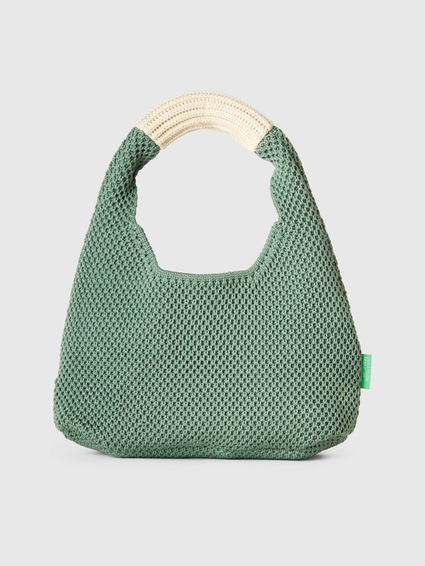 Bolso bandolera pequeño de crochet Mujer