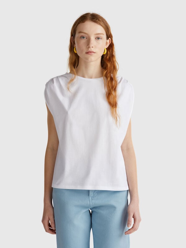 Camiseta sin mangas recta Mujer