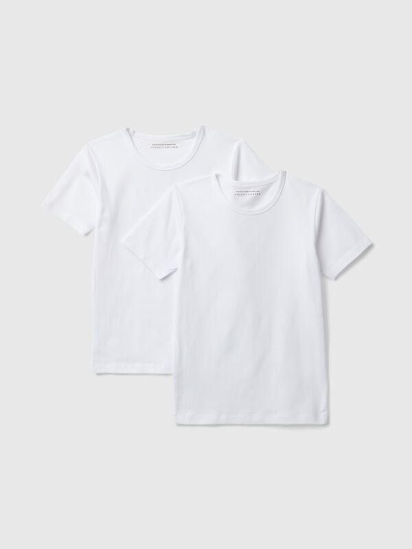 Dos camisetas de algodón elástico Niño
