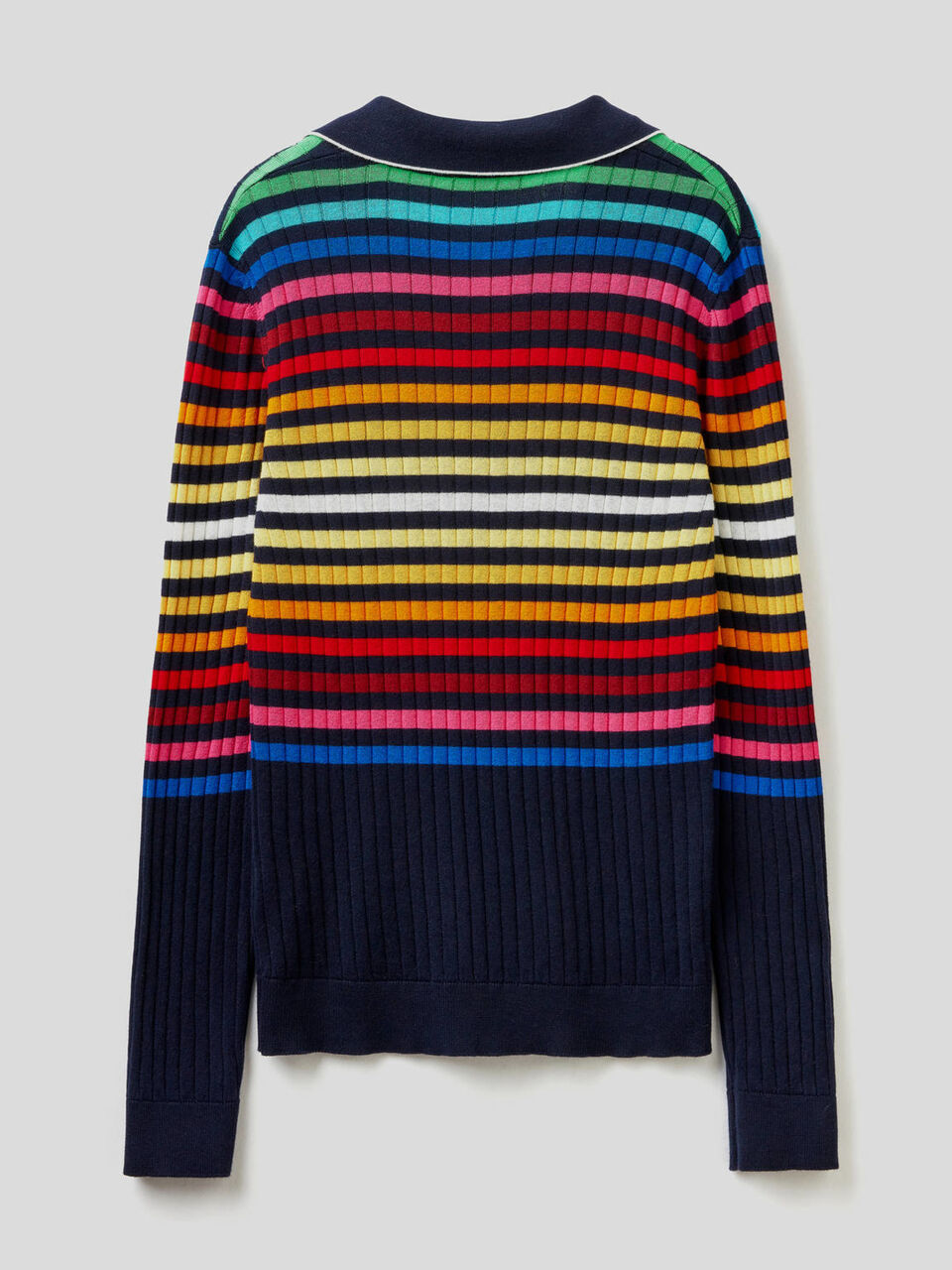 Polo multicolor en 100% algodón tricot image number 2