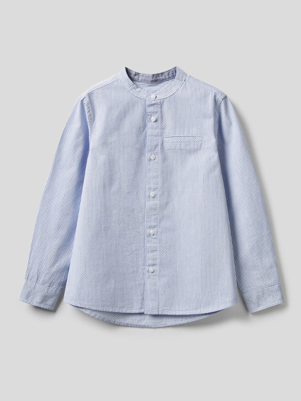 Camisa de 100 % algodón de cuello mao image number 1