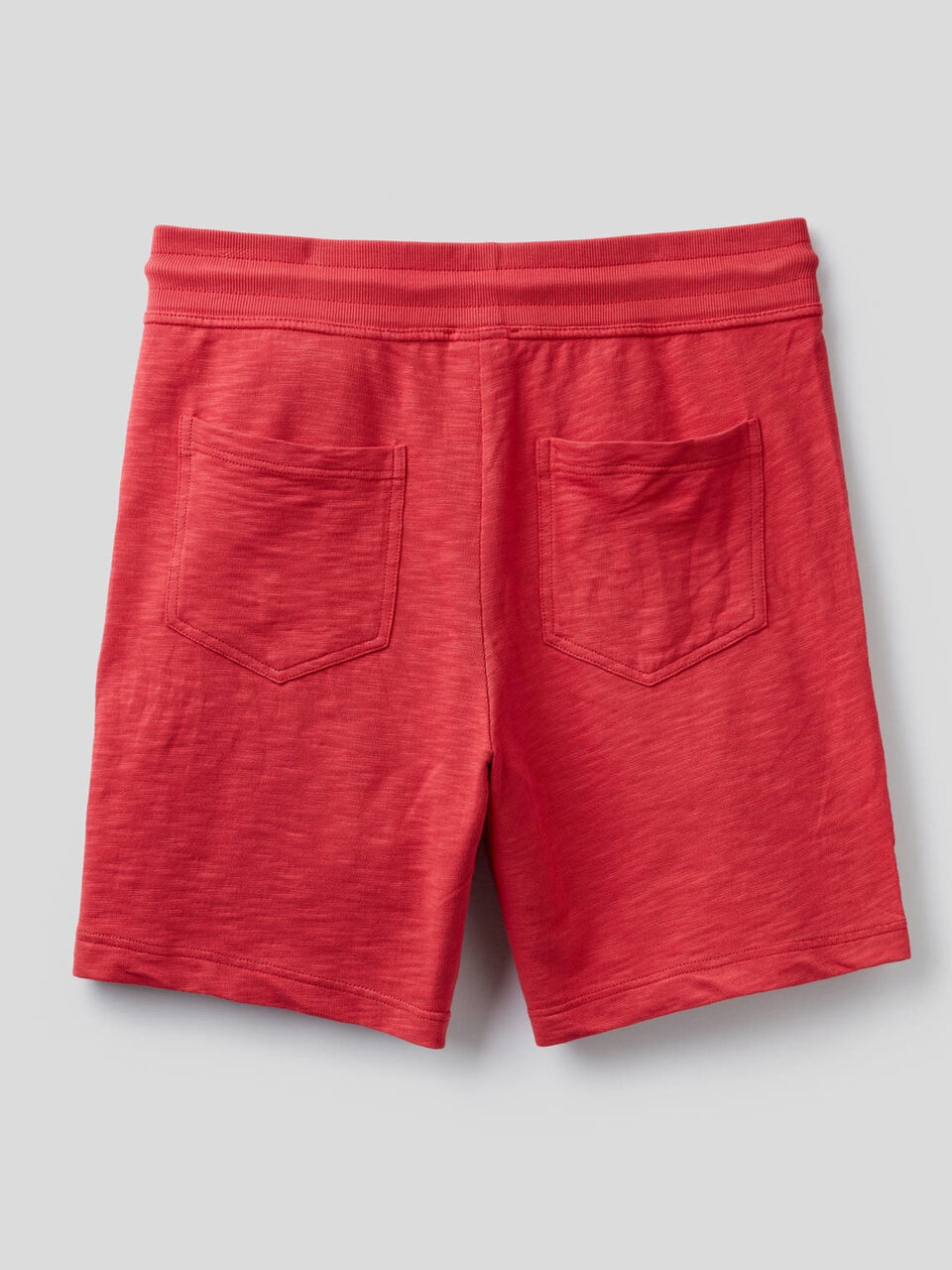 Bermudas de felpa con cordón de ajuste image number 2