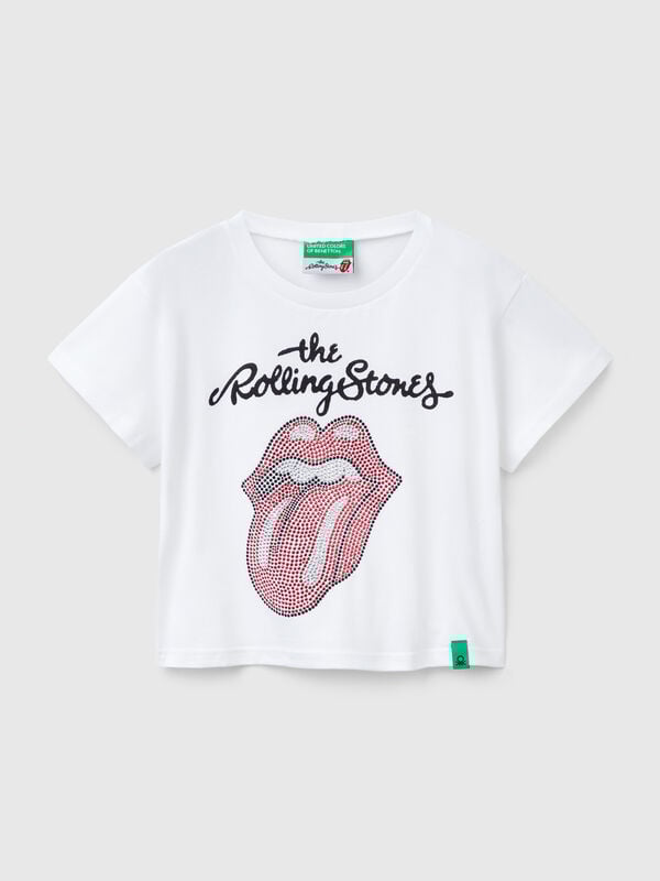 Camiseta corta "The Rolling Stones" Niña
