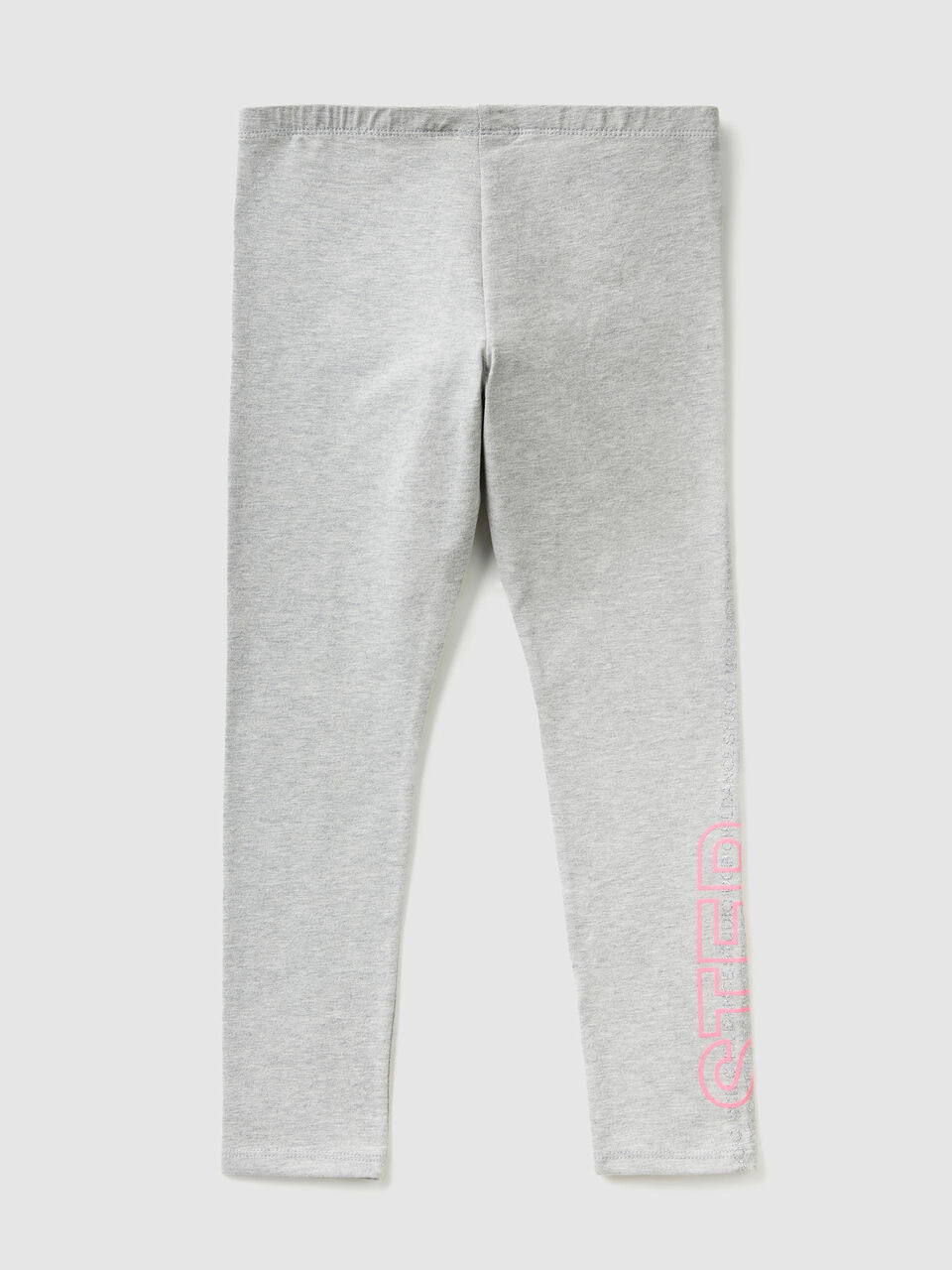 Leggings con estampado de glitter y flúor image number 2