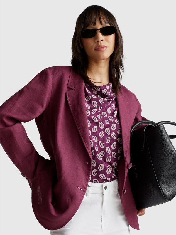 Top con estampado de bandana Mujer