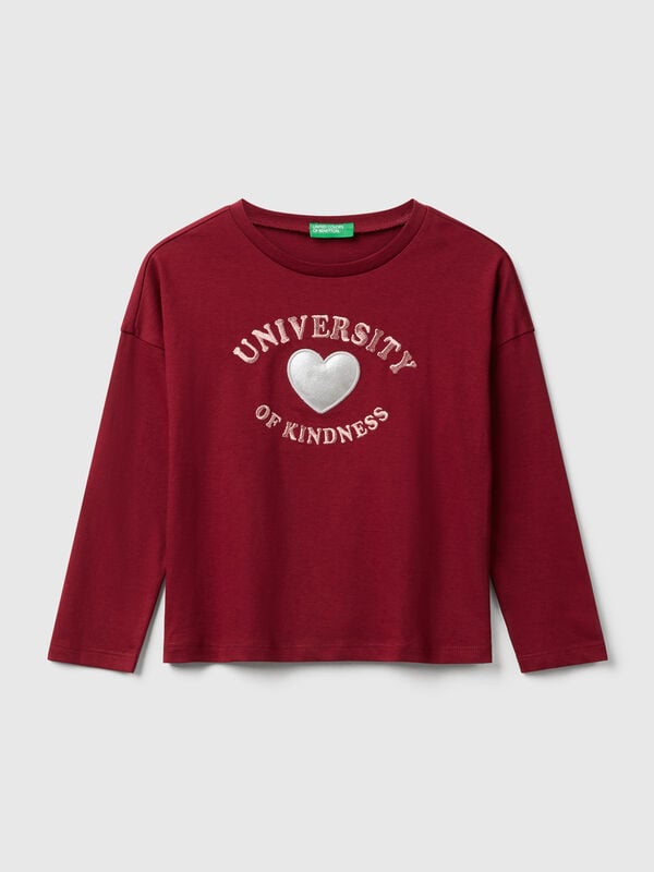Camiseta con aplicación Niña
