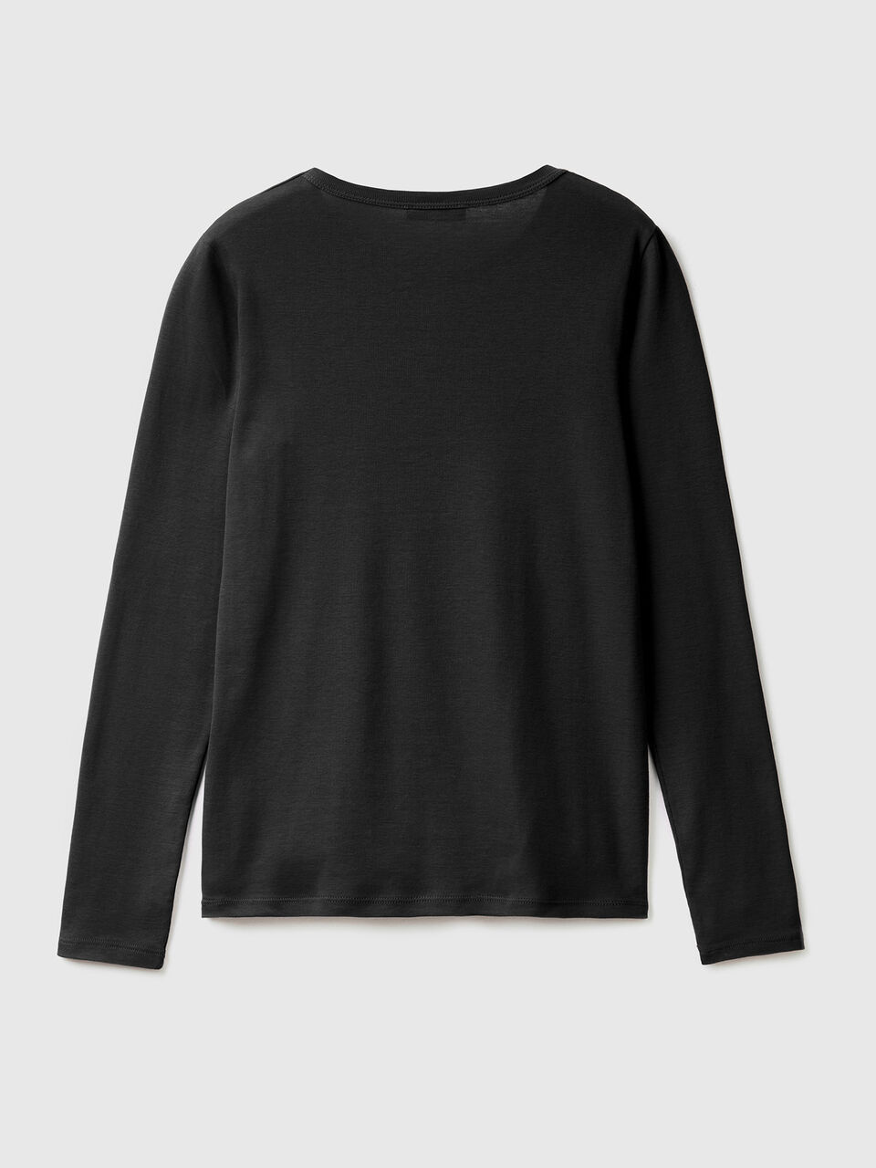 Camiseta Negra de Manga Larga para Bebés - Prenda de algodón 100%, cómoda,  Suave, cálida y Tacto Agradable