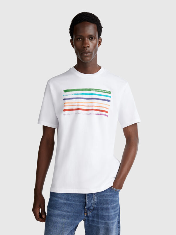 Camiseta con estampado fotográfico Hombre