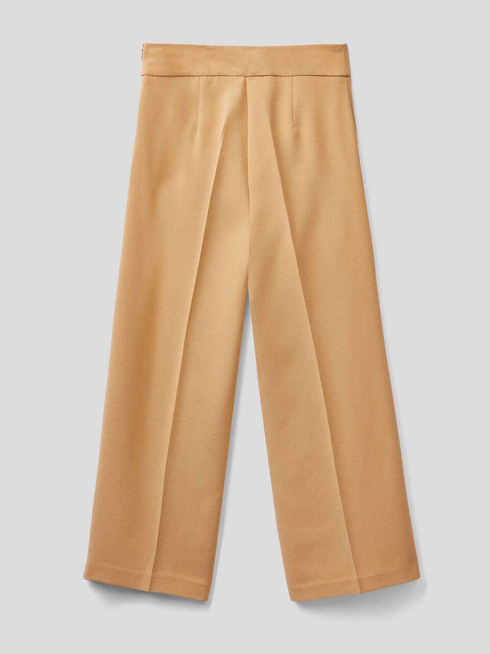 Pantalón cropped de pernera amplia image number 2