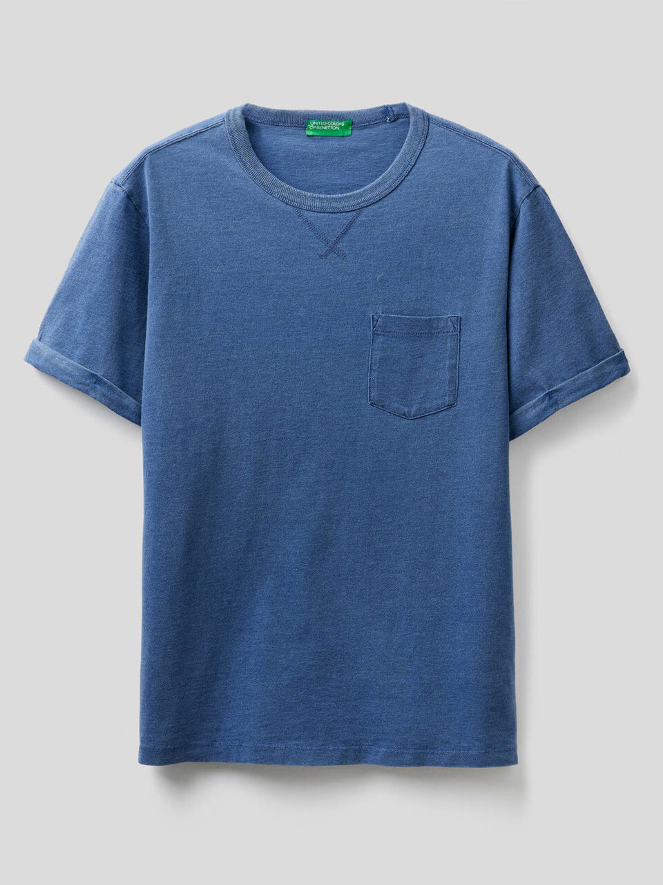 Camiseta de 100 % algodón con efecto desgastado image number 1