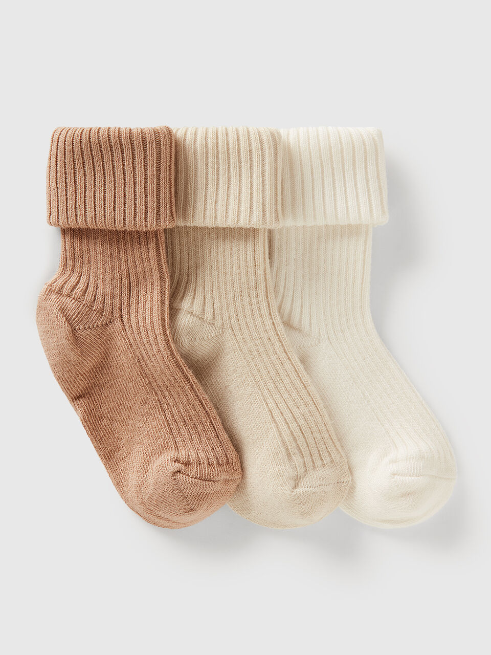 KNITTED SOCKS 3 PAIR Recién nacidos image number 1